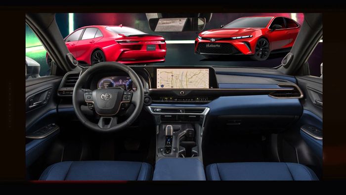 Ý tưởng về thiết kế của Toyota Camry 2025 dựa trên ảnh teaser 2025-toyota-camry-design-teaser-morphs-into-rendering-new-sedan-doesnt-look-half-bad-9.jpg