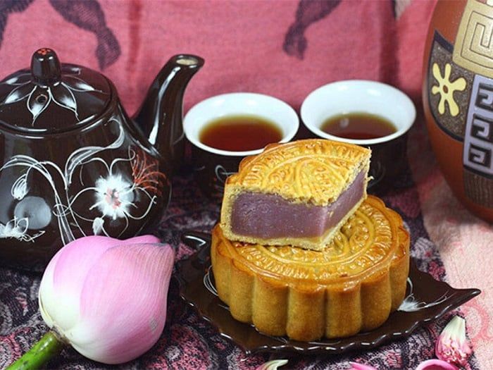 bánh trung thu đậu đỏ