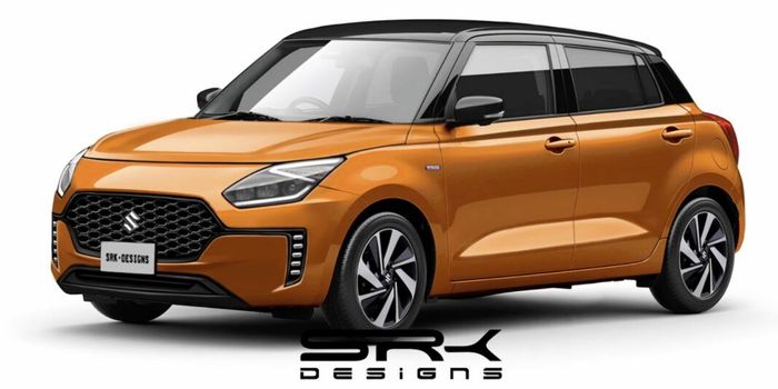 Phiên bản tiếp theo của Suzuki Swift sẽ có thiết kế mới và nội thất nâng cấp, như hình ảnh new-gen-2023-maruti-suzuki-swift-rendered-1068x534.jpg đã phác thảo.