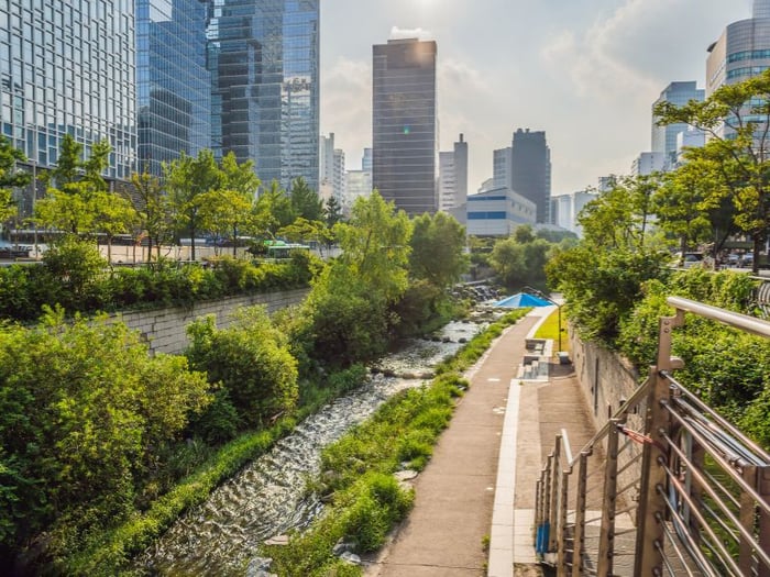 Khám phá suối Cheonggyecheon, một điểm dừng chân xanh mát giữa lòng Seoul 3