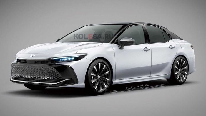 Phác họa thiết kế mới của Toyota Camry lấy cảm hứng từ mẫu Crown cho thấy sự hiện đại và hấp dẫn của nó, như bạn thấy trong hình minh họa.