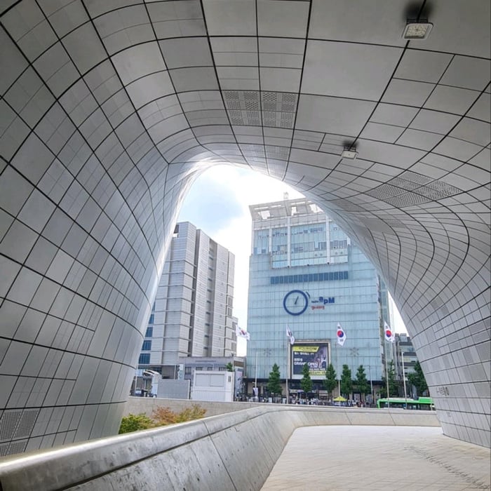 Check in tại Dongdaemun Design Plaza với kiến trúc ấn tượng không thể bỏ qua.