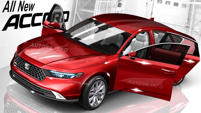 Trải nghiệm trước thiết kế hoàn thiện của Honda Accord 2023