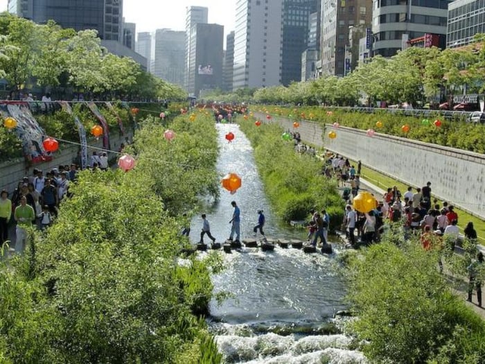 Khám phá suối Cheonggyecheon, một ốc đảo xanh mát giữa lòng Seoul 7