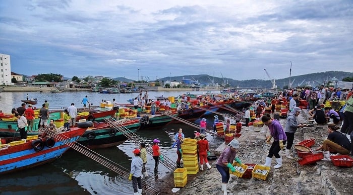 Nhâm nhi hương vị đặc trưng của cá thu nướng tại Cửa Lò.