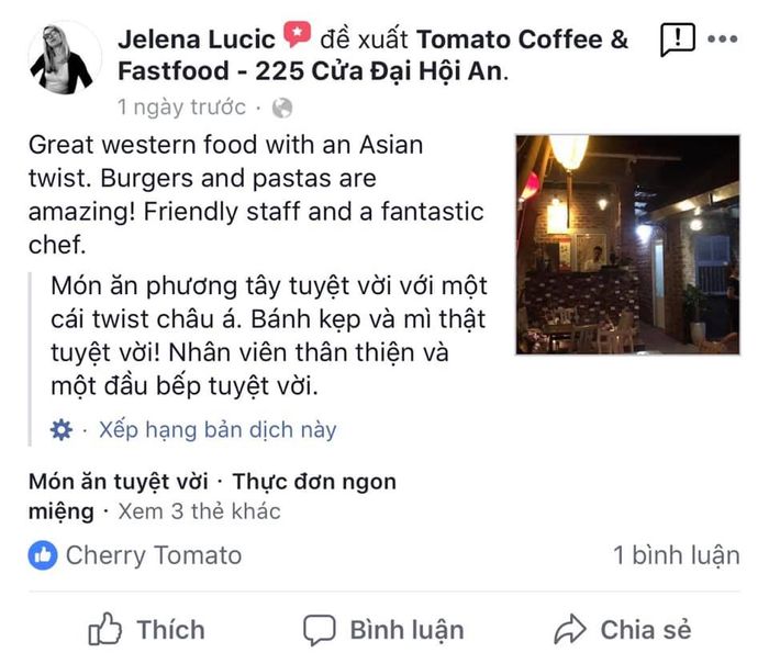 Tomato Italian Restaurant Hoi An - Trải nghiệm hương vị Ý ở phố cổ 14