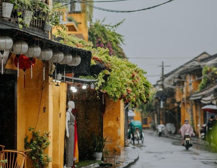 Thưởng thức mùa mưa trên phố cổ Hội An - một trải nghiệm lãng mạn