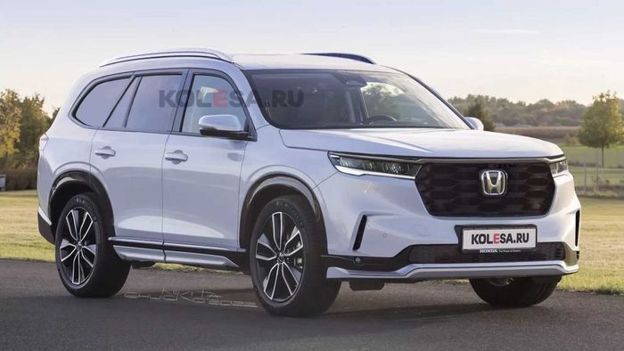 Ảnh phác họa thiết kế Honda Pilot 2023: Mẫu SUV hiện đại, đậm chất thể thao 2023-honda-pilot-unofficial-renderings-1.jpg