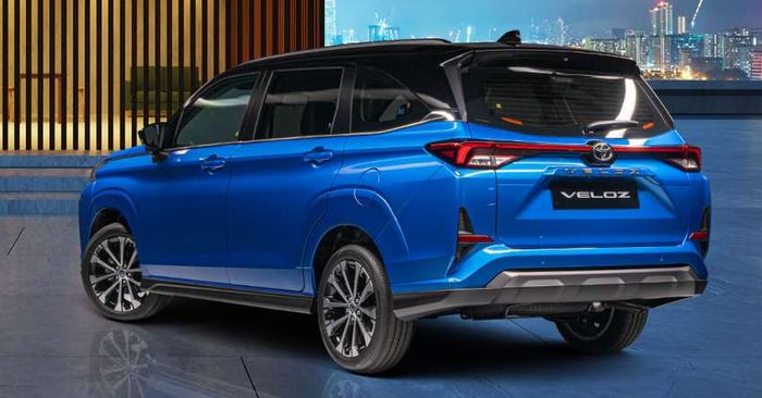 Toyota Veloz 2022 với hai tông màu đặc biệt nổi bật