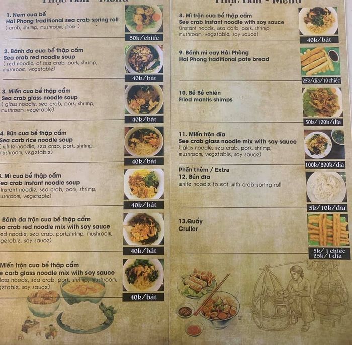 Nhớ ghé qua thưởng thức Bánh đa cua Bà Cụ khi đến Hải Phòng