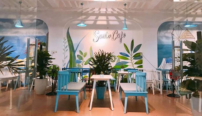 Santo Cafe Huế – Phiên bản thu nhỏ của Santorini giữa lòng thành phố