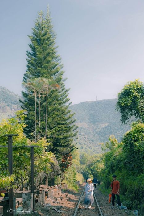 Cầu vòm Đồn Cả như một cảnh trong phim thực tế, đẹp đến không ngờ