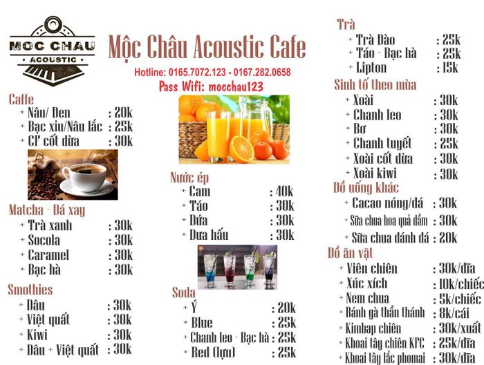 Mộc Châu Acoustic Café – Sự kết hợp hoàn hảo của trà sữa ngọt ngào 4