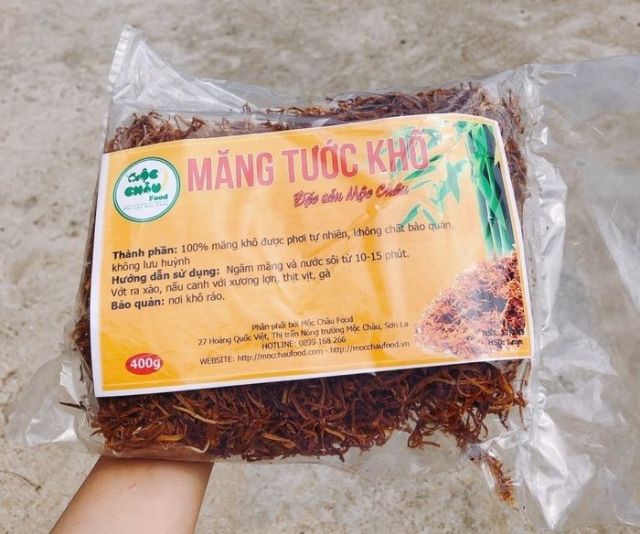 Hương vị thơm ngon của măng khô Mộc Châu - một trong những đặc sản nổi tiếng từ vùng Tây Bắc