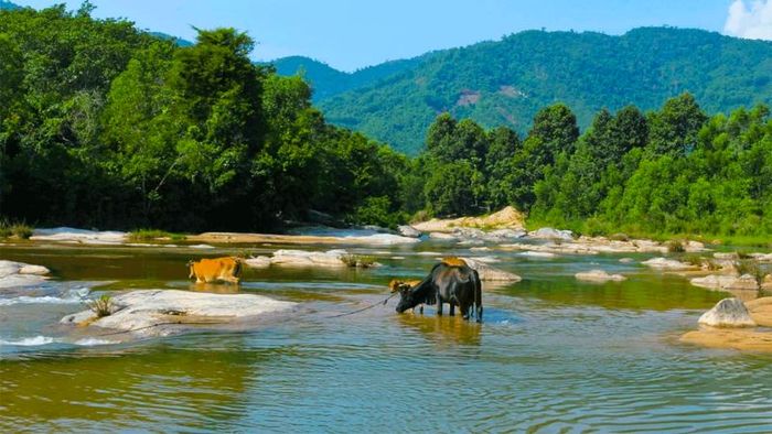 Thăm suối Đá Giăng để tránh cái nóng, thay đổi không khí trong dịp cuối tuần 2