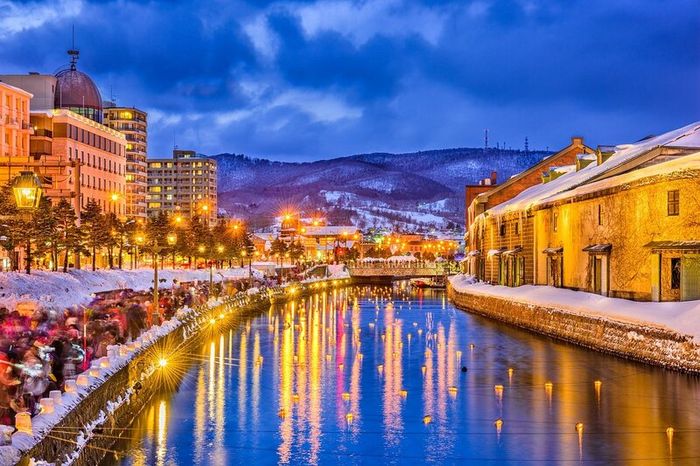 Otaru, một thành phố cảng quyến rũ ở Hokkaido, Nhật Bản