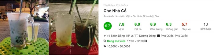 Chè Nhà Cổ - Món Ăn Vặt Không Thể Bỏ Lỡ Ở Phú Quốc