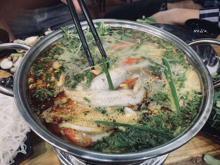 Món Lẩu cá khoai Quảng Bình với hương vị chua cay đậm đà
