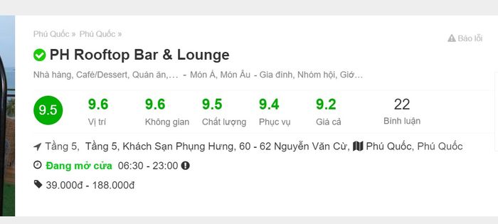 PH Rooftop Bar & Lounge - Sang Trọng và Đẳng Cấp Trên Đảo Ngọc 36