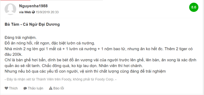 Quán bà Tám cá ngừ đại dương - Điểm hẹn thưởng thức món đèn pha đại dương tại xứ Nẫu 5