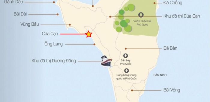 Hướng dẫn đường đi Bãi Cửa Cạn Phú Quốc phiên bản 5
