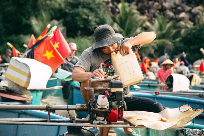 Làng chài Xuân Hải - sự giản dị giữa hoa vàng và cỏ xanh 5