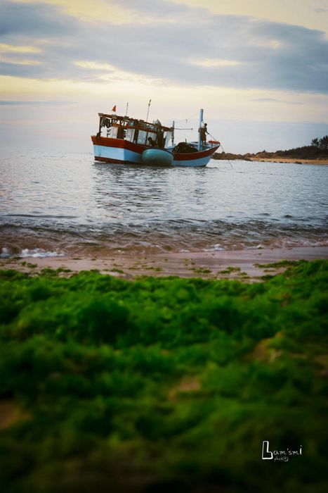 Bình minh trên Làng chài An Hải vào một ngày đầu thu thứ sáu