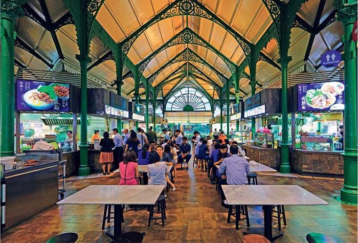 Lau Pa Sat là điểm đến của thiên đường ẩm thực ở trung tâm Singapore