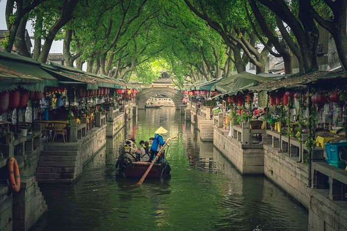 Lạc trong vẻ đẹp của Tô Châu bên bờ sông Dương Tử.