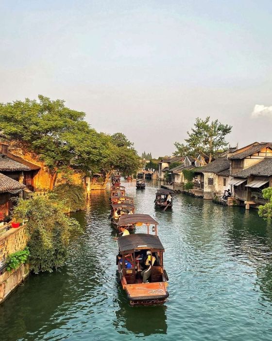 Ô Trấn Trung Quốc vẫn giữ vẻ đẹp thơ mộng như tranh thuỷ mặc