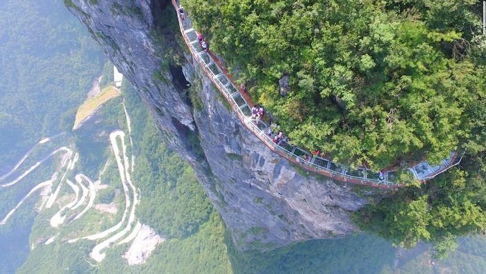 Vọng Tiên Cốc, nơi mà những ngôi nhà dựng trên vách núi cao