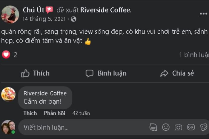 Hòa mình vào Riverside Coffee để tận hưởng không gian thoáng đãng bên hồ nước thơ mộng 6.