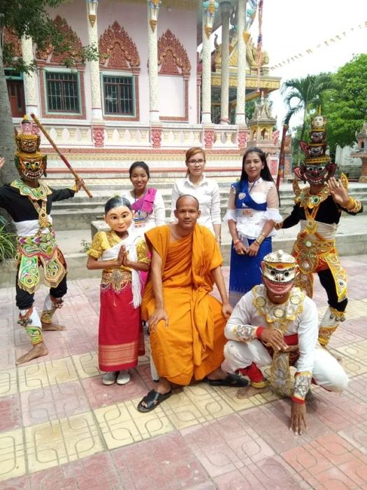 Chùa Svay Tây Ninh theo trường phái Nam tông Khmer khiến bạn trầm trồ