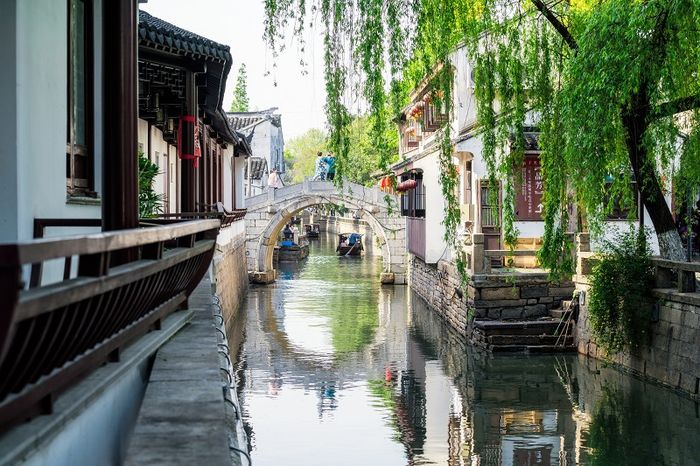 Lạc trong vẻ đẹp của Tô Châu bên bờ sông Dương Tử.