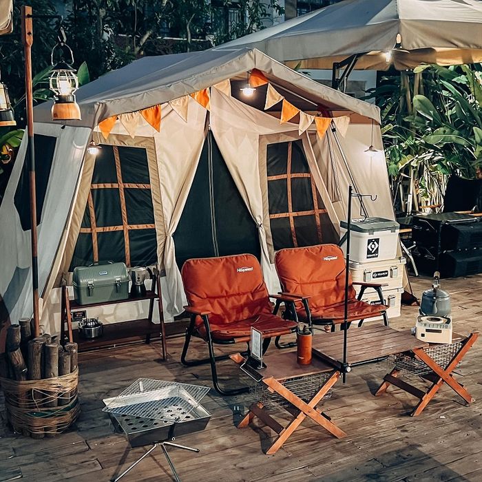 Trải nghiệm không khí tiệc tùng độc đáo trong túp lều camping tại SQUARE 39