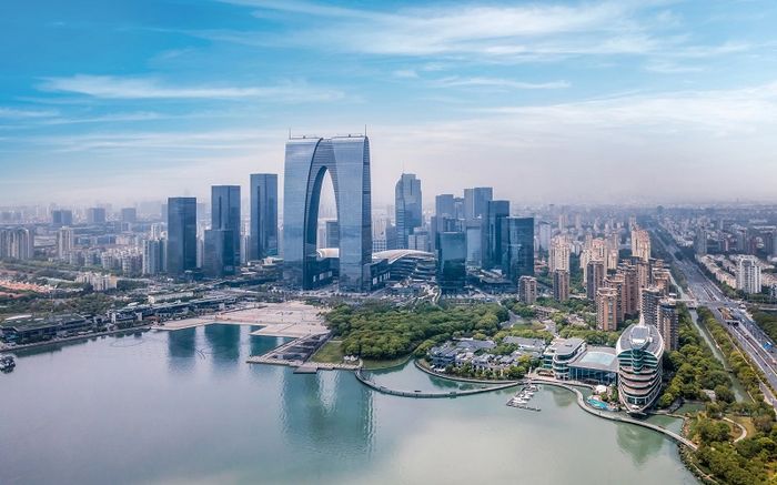 Tan chảy trong vẻ đẹp của Tô Châu bên bờ sông Dương Tử.