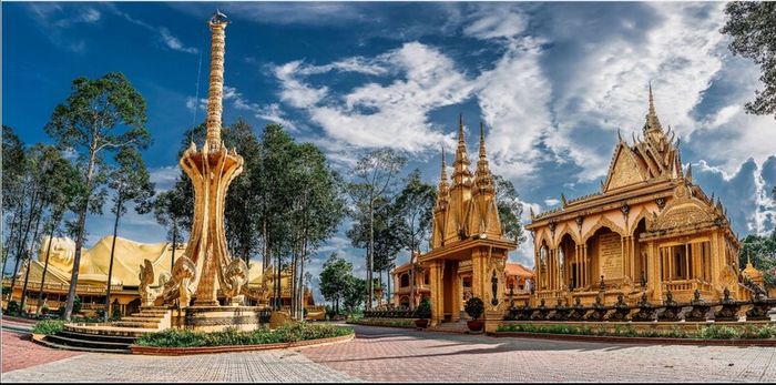 Chiêm ngưỡng vẻ đẹp của chùa Vàm Ray, ngôi chùa Khmer lớn nhất vùng Tây Nam Bộ 2