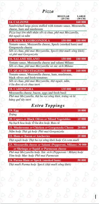 Luca Pizza & Italian Restaurant - Hương vị ẩm thực Ý chính hiệu ở trung tâm Vũng Tàu 9