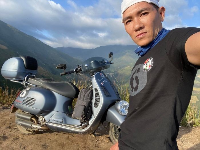 Thách thức cuộc hành trình cùng chiếc Vespa GTV 9 trên Tà Xùa