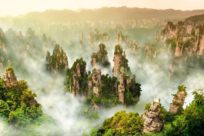 Vũ Lăng Nguyên, khung cảnh tiên đường trên trần gian tại Trương Gia Giới 2
