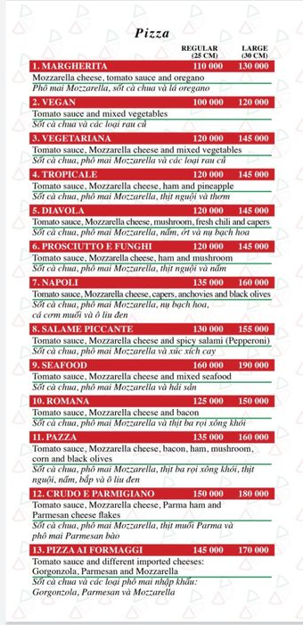 Luca Pizza & Italian Restaurant - Hương vị ẩm thực Ý chính hiệu ở trung tâm Vũng Tàu 8