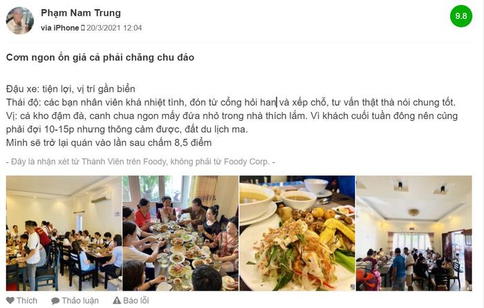 Khám phá hương vị nhà qua từng món ăn tại Cơm niêu Đại Việt