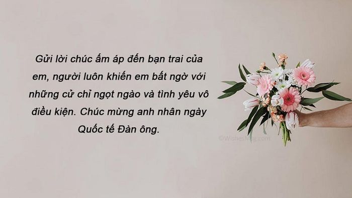 Lời chúc ngày Quốc tế Đàn ông