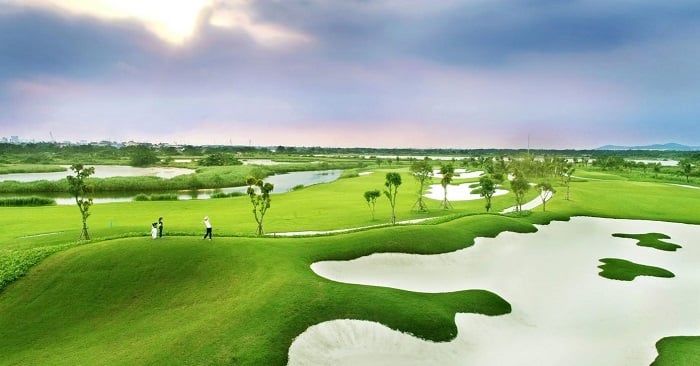Các cảnh đẹp của sân golf miền Bắc