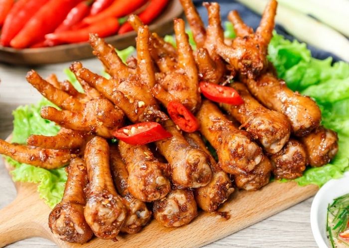 Chân gà nướng Hà Nội