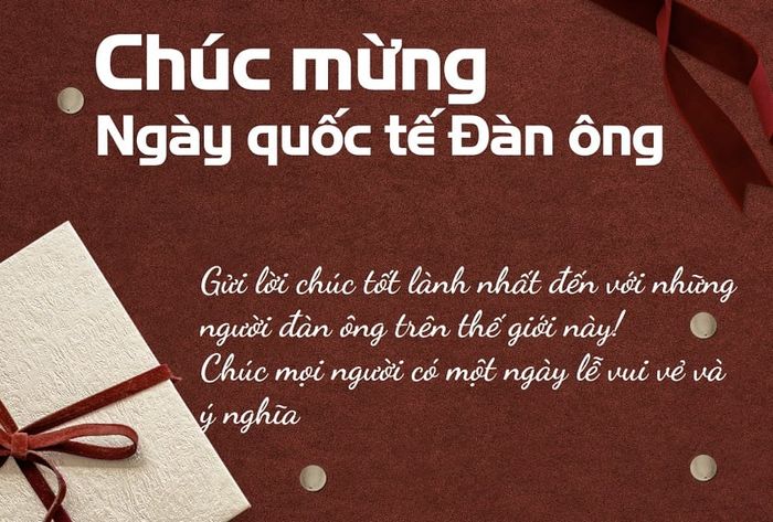 Lời chúc ngày Quốc tế Đàn ông