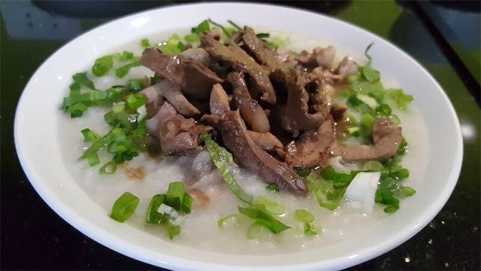 Cháo tim cật ngon Hà Nội