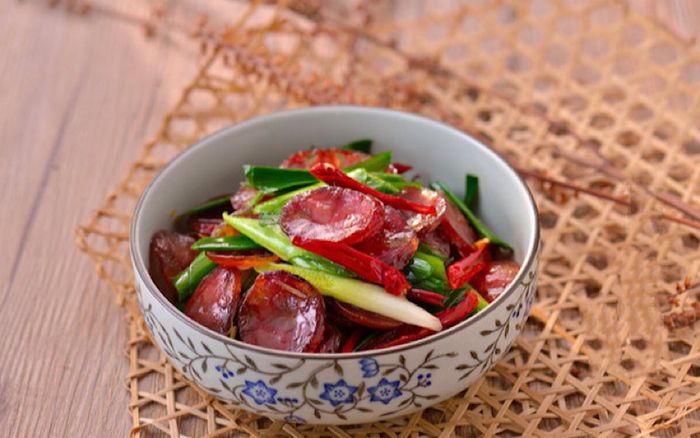 Hương vị độc đáo của lạp xưởng gác bếp Hà Giang
