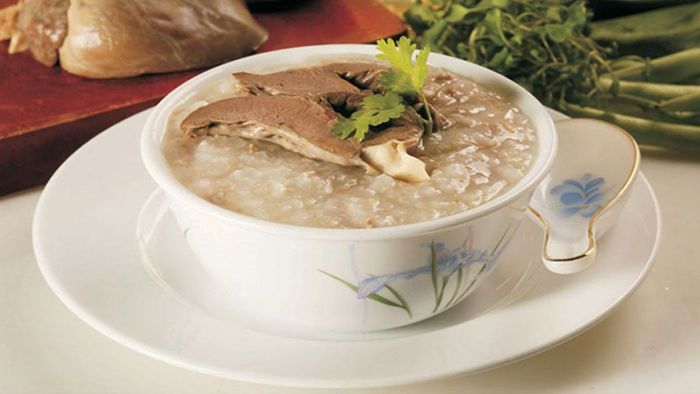 Cháo tim cật ngon Hà Nội