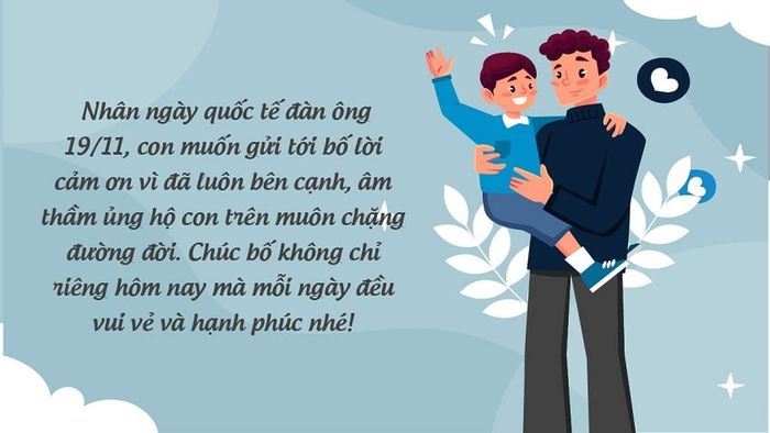 Lời chúc ngày Quốc tế Đàn ông